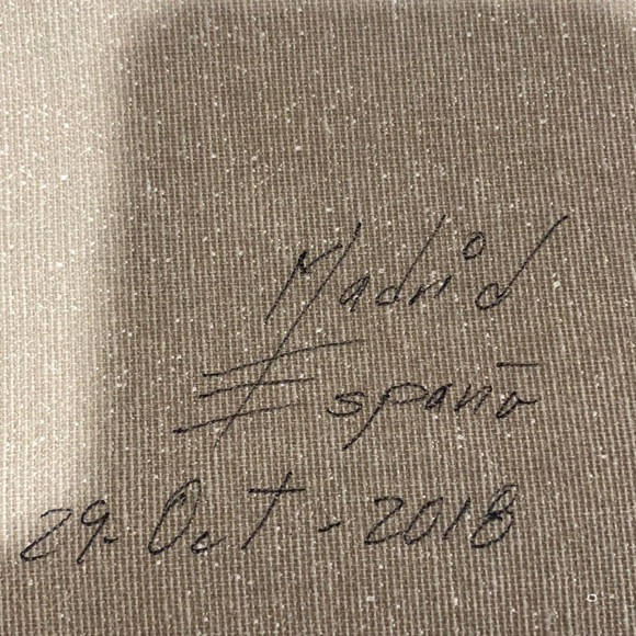 Authentic Painting by local Spanish painter in 2018 - Picture 2 of 2